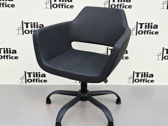 Pasific Çalışma Kuaför Bekleme Koltuğu Siyah Sabit Yonca Ayak